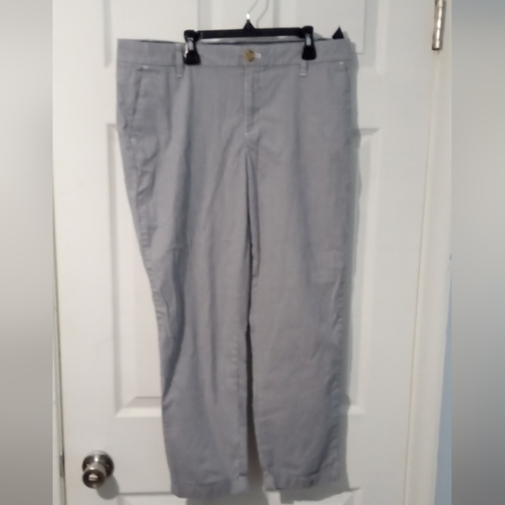 Tommy Hilfiger Soft Striped Cropped Pants